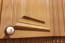 Tủ bếp gỗ sồi chữ L (chit iết)