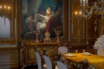 Royal style Dinning room details