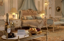 Neoclassical bedroom details