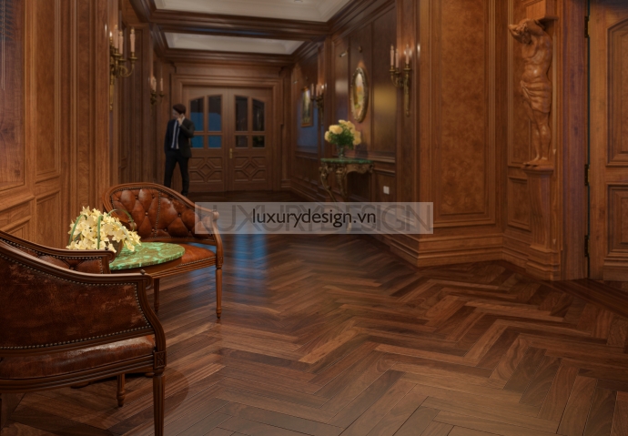 Hành lang phòng ngủ Tổng thống (Corridor to Presidential Suite)